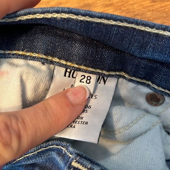 Hudson Jeans Skinny Distressed Denim - Picture 4 of 8